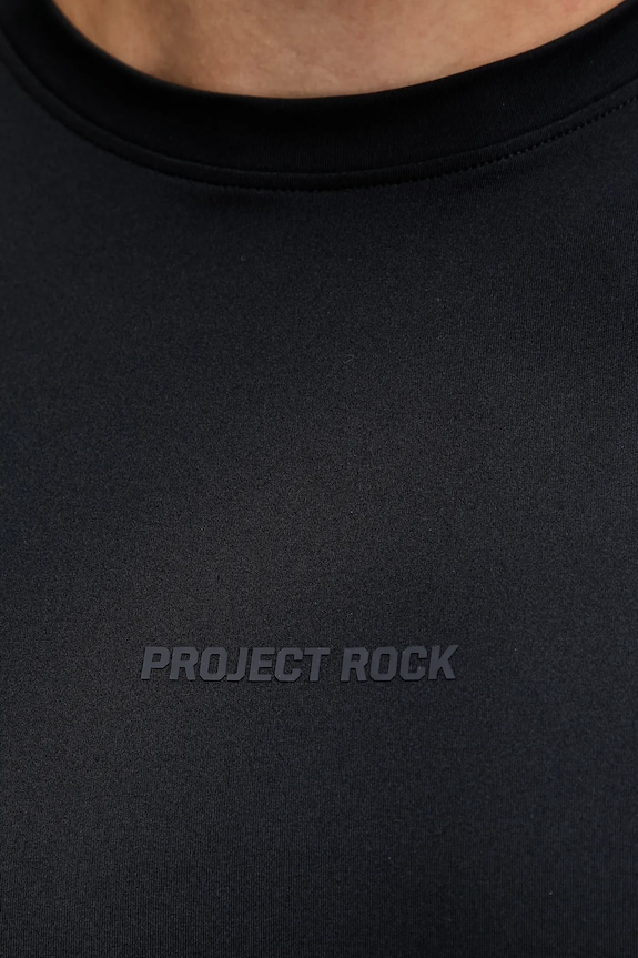 Αθλητικό μπλουζάκι Under Armour Project Rock 6007149 μαύρο