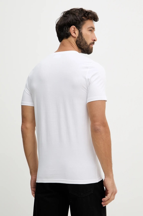 Odzież Lindbergh t-shirt bawełniany 30.400235 biały