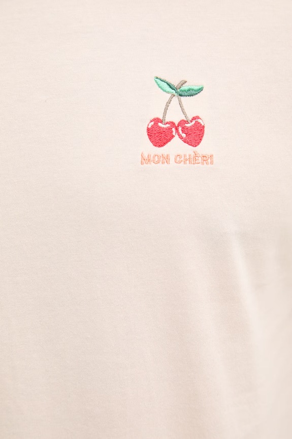 Lindbergh T-shirt męski bawełniany 30.400235 pomarańczowy
