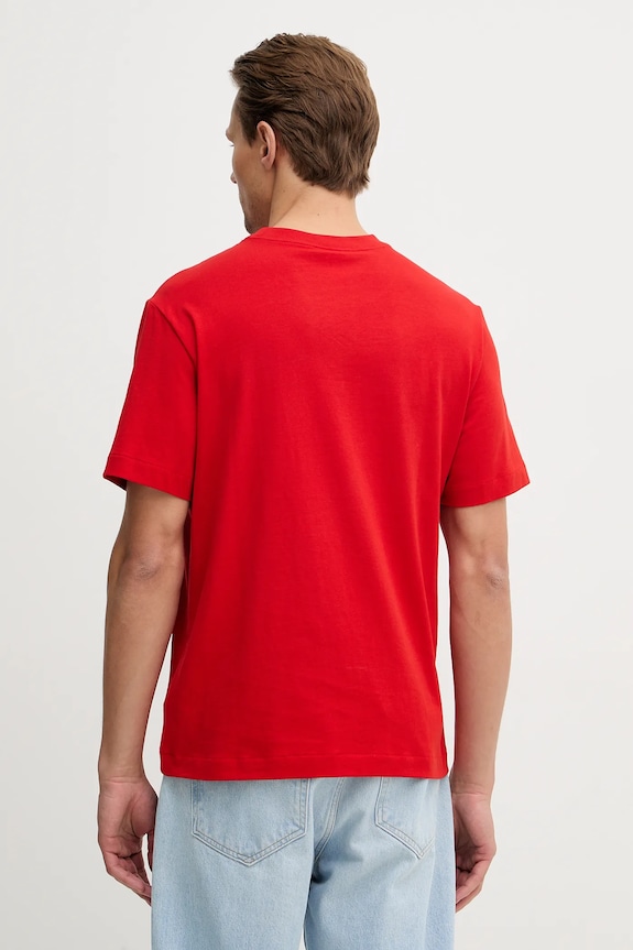 Ρούχα Βαμβακερό μπλουζάκι Calvin Klein Jeans LV04RC275G κόκκινο