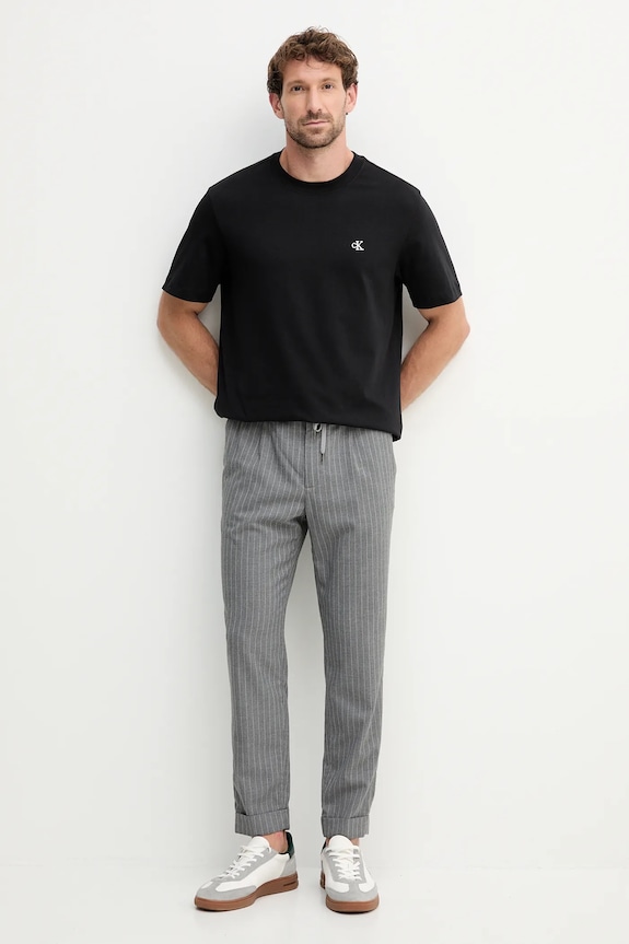 Calvin Klein Jeans tricou din bumbac LV04RC275G negru SS26