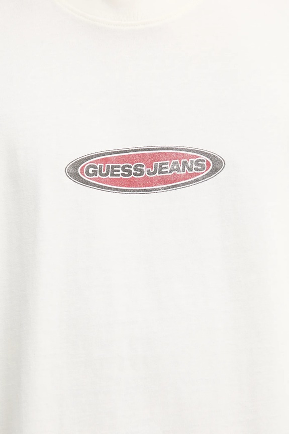 Guess Jeans t-shirt bawełniany M5BI29.K8FQ4 beżowy
