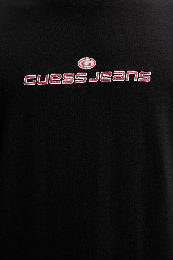 Βαμβακερό μπλουζάκι Guess Jeans M5BI38.K8FQ4 μαύρο