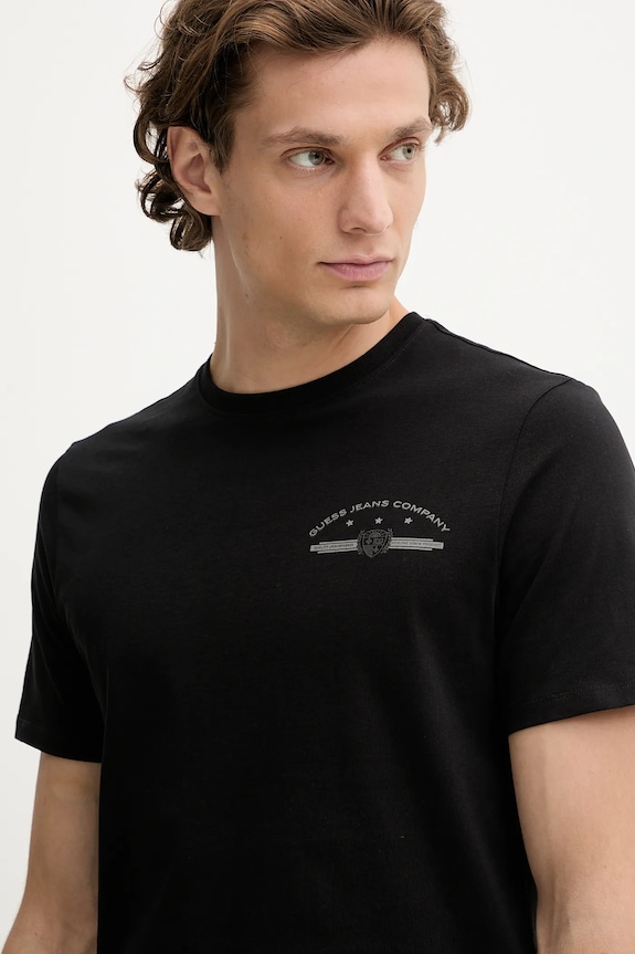 Guess Jeans t-shirt bawełniany czarny M5BI42.K8HM0