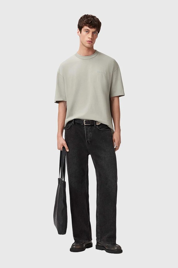 AllSaints t-shirt męski bawełniany XANDER M030JC zielony