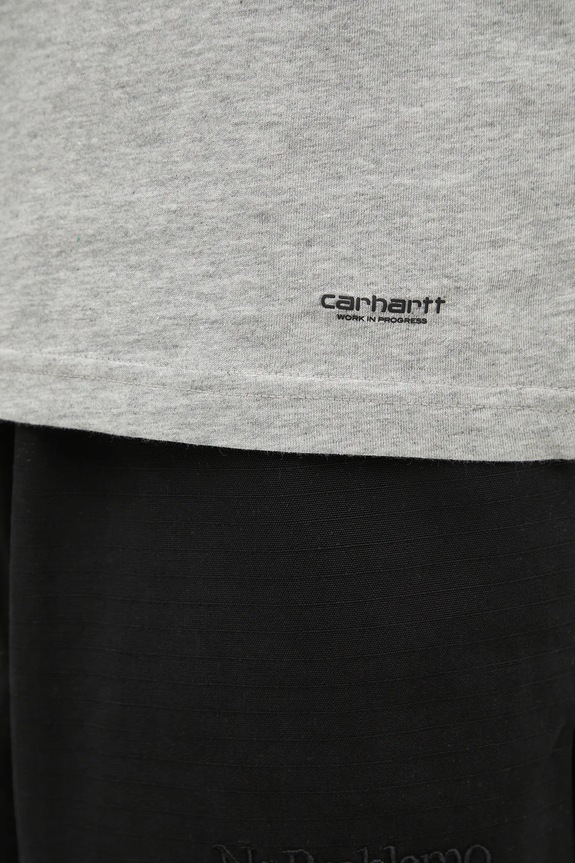 Pamučna majica Carhartt WIP Standard Crew Neck T-Shirt 2-pack siva I029370.14FXX