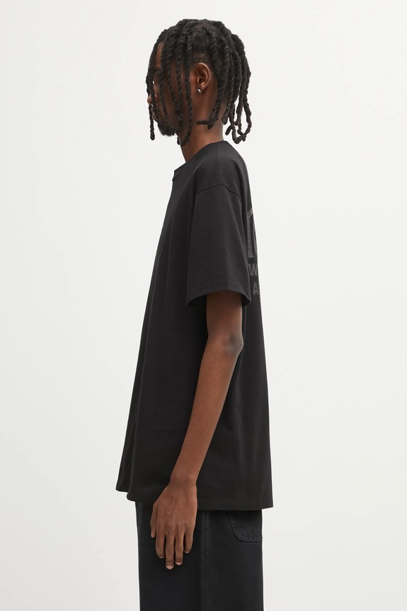Carhartt WIP cotton t-shirt S/S Four Star T-Shirt I035443.89XX black AW25
