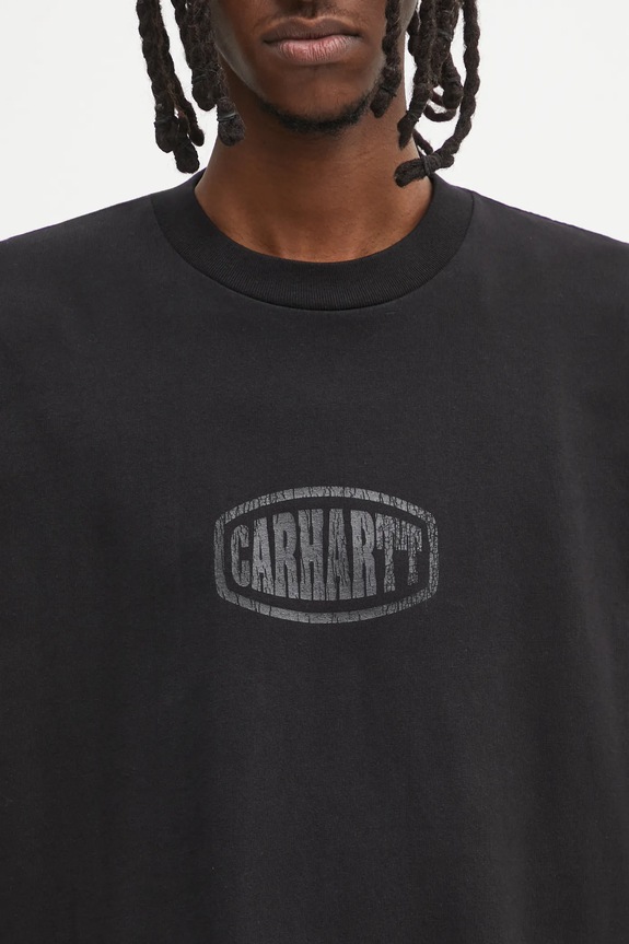 Carhartt WIP cotton t-shirt S/S Four Star T-Shirt black I035443.89XX
