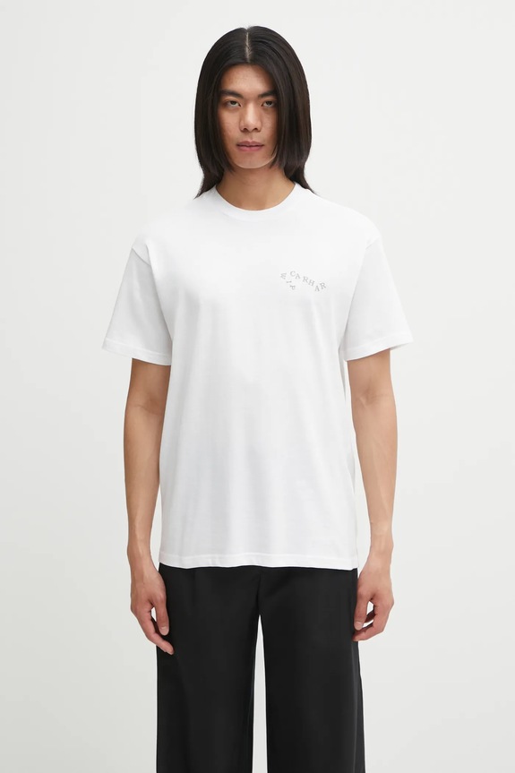 Clothing Carhartt WIP cotton t-shirt S/S Okniceok 01 T-Shirt I035440.02XX white