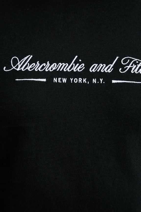 Abercrombie & Fitch tricou din bumbac KI123.5255.900 negru