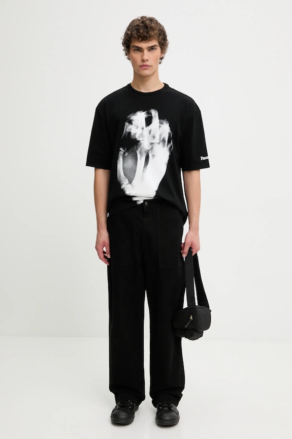 Undercover tricou din bumbac T.Shirt UC2E4813.8 negru