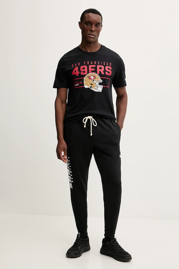 Βαμβακερό μπλουζάκι Nike SS Helmet Essential Tee N199.00A.9B.LQC μαύρο AW25