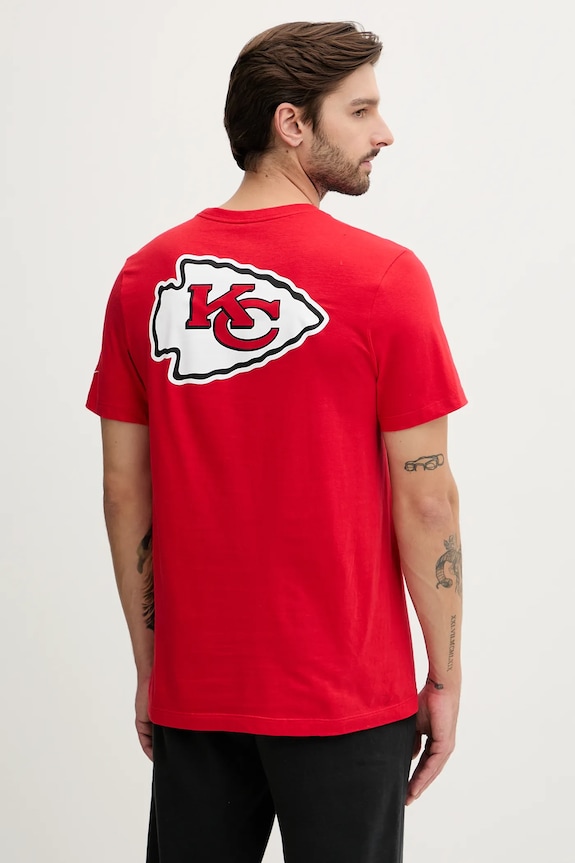 Oblačila Bombažna kratka majica Nike Front and Back Essential N199.65N.7G.93P rdeča