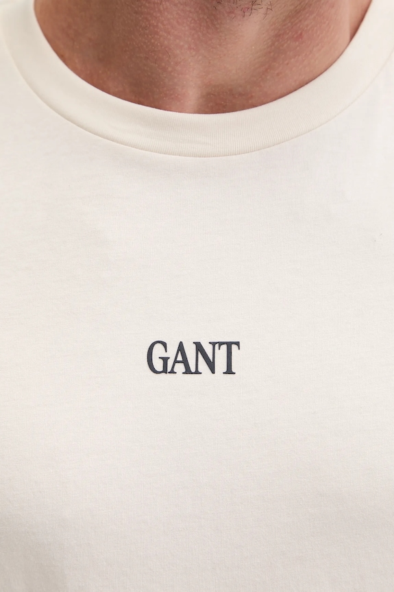 Gant t-shirt bawełniany 2003362 beżowy