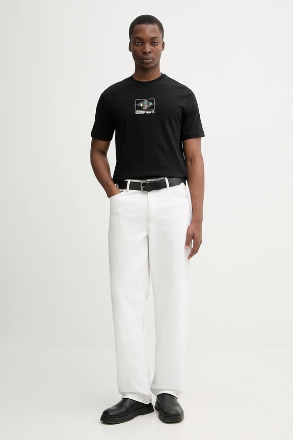 Bavlnené tričko United Colors of Benetton 3MI5U10BG čierna AW25