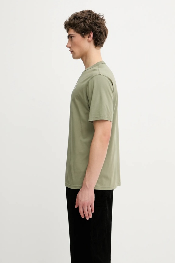 Café Kitsuné t-shirt in cotone Relax PU00105KJ7014 verde AA00