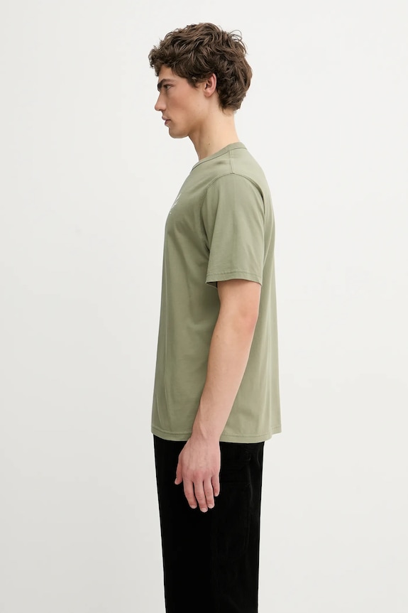 Café Kitsuné t-shirt in cotone Relax PU00105KJ7014 verde AA00