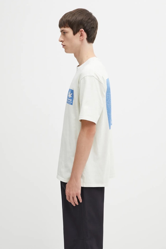 Gramicci t-shirt bawełniany Hemp G5FU.T081 beżowy AW25