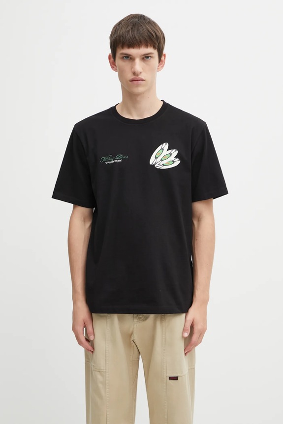 Хлопковая футболка Filling Pieces T-shirt DJ 422520500241 чёрный AW25