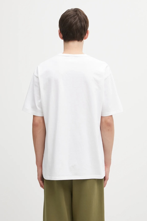 Odzież Wacko Maria t-shirt bawełniany 25FW.WMT.WT02 biały
