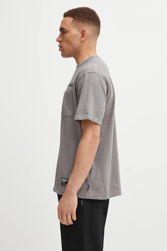 NEIGHBORHOOD cotton t-shirt HEATHER FABRIC 252UWNH.CSM10 gray AW25