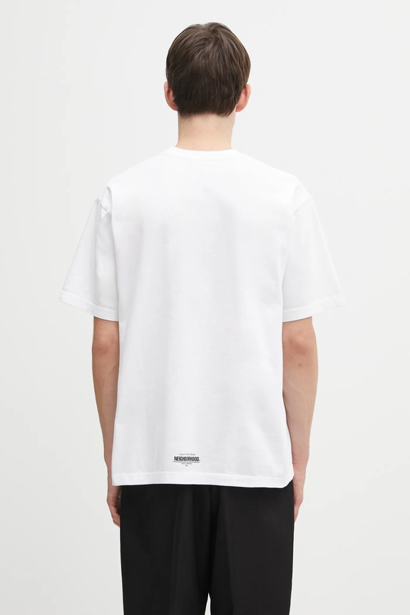 Одяг Бавовняна футболка NEIGHBORHOOD NH . TEE SS-7 252PCNH.ST07 білий