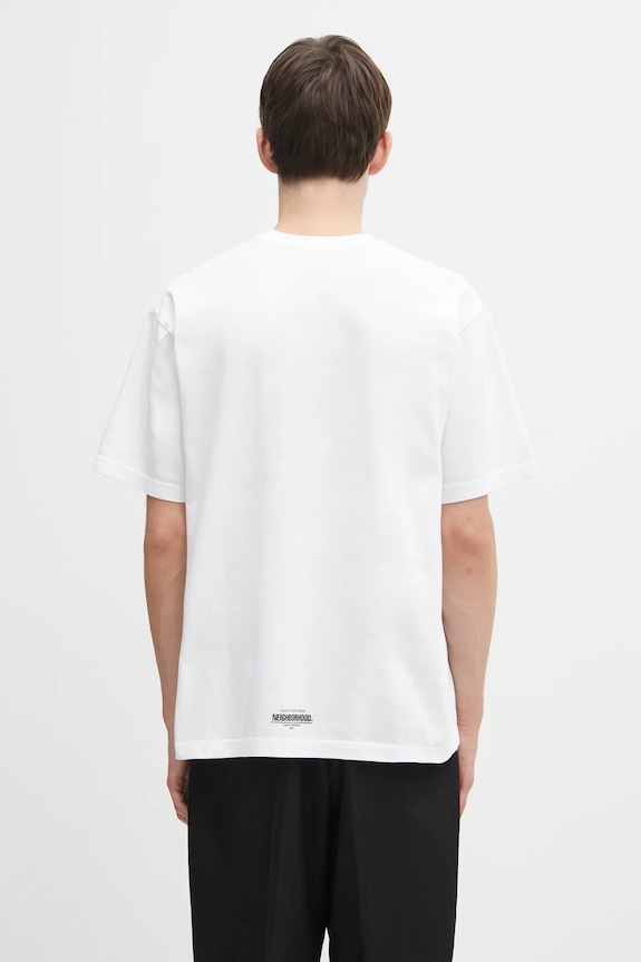 Одяг Бавовняна футболка NEIGHBORHOOD NH . TEE SS-7 252PCNH.ST07 білий
