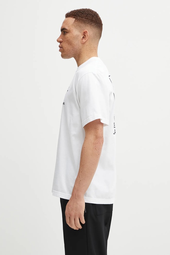 NEIGHBORHOOD cotton t-shirt SRL . TEE SS-1 252PCNH.ST18 white AW25