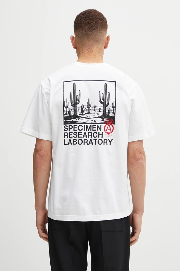 Clothing NEIGHBORHOOD cotton t-shirt SRL . TEE SS-1 252PCNH.ST18 white