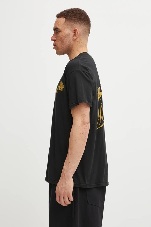 Willy Chavarria cotton t-shirt Willy Label Easy WCJSY0147.001 black AW25