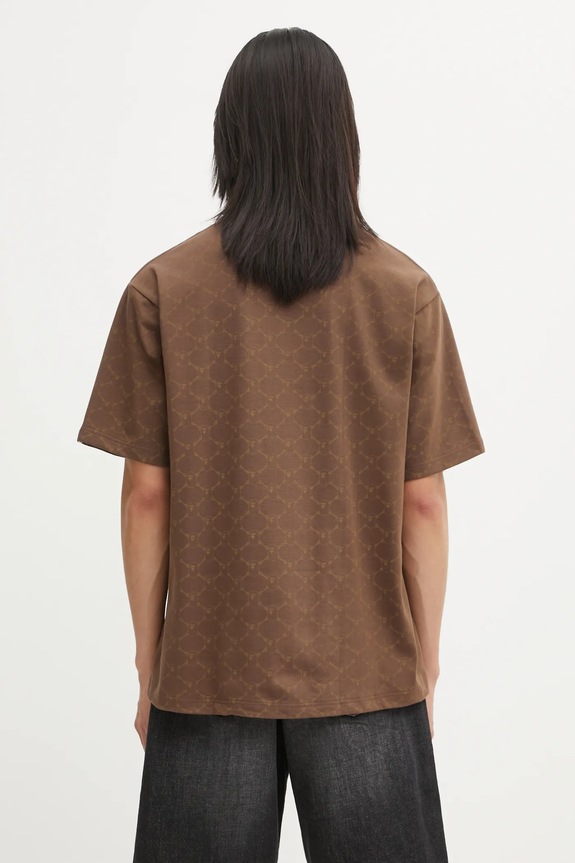 Одежда Хлопковая футболка A Bathing Ape College Monogram Logo 001CSL301316M коричневый