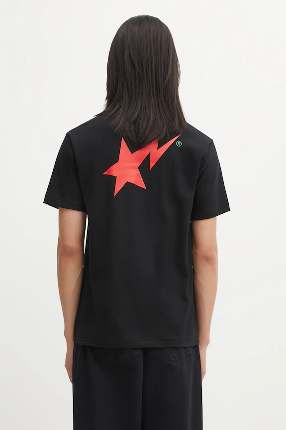 Clothing A Bathing Ape cotton t-shirt 001TEL301022M black