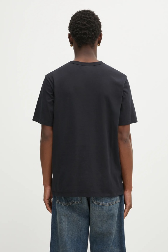 Clothing Café Kitsuné cotton t-shirt Coffee Cup Relax CKMU00102KJ7014 black