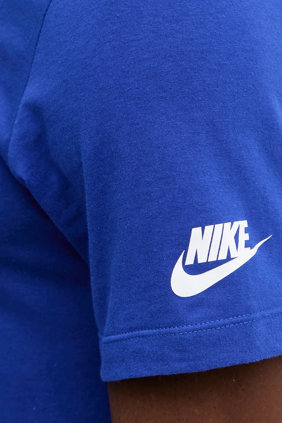 Pamučna majica Nike Front and Back Essential N199.4DA.8KV.93P mornarsko plava