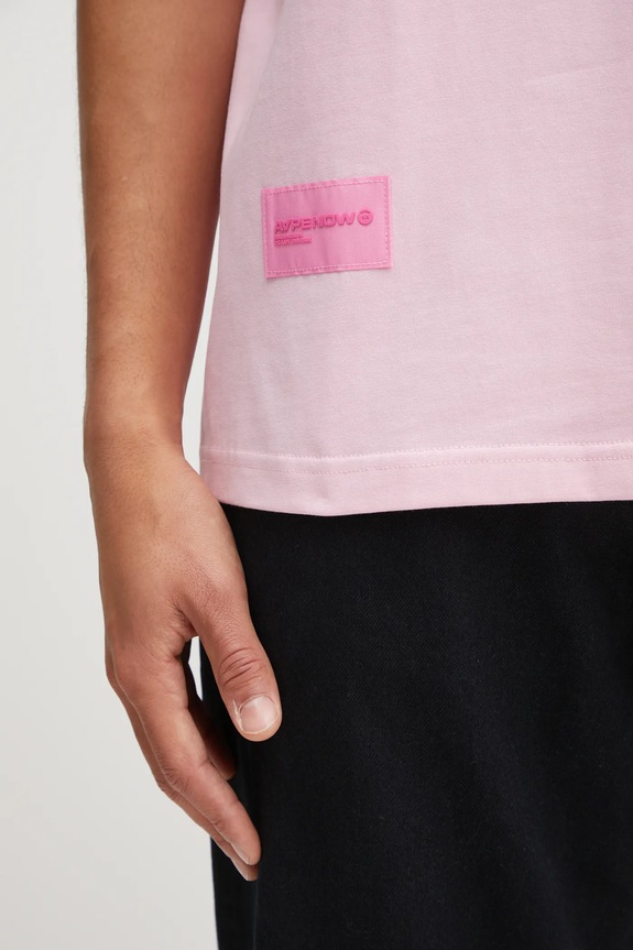 AAPE cotton t-shirt Now pink AAPTEM1606XXO