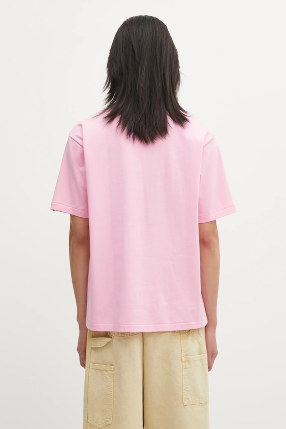 Clothing A Bathing Ape cotton t-shirt Vacation Pattern APE Head 1L30110335 pink