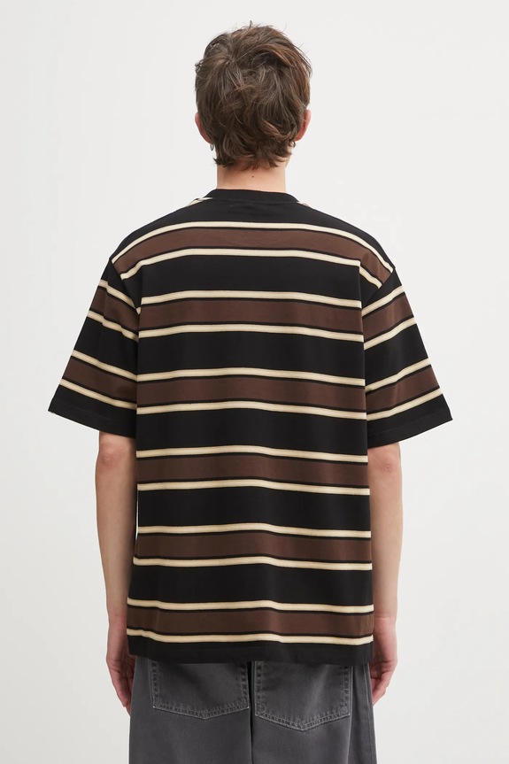 Îmbrăcăminte A Bathing Ape tricou One Point Strip 1L30109305 negru