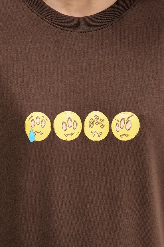 Βαμβακερό μπλουζάκι Barrow F5BWUATH085