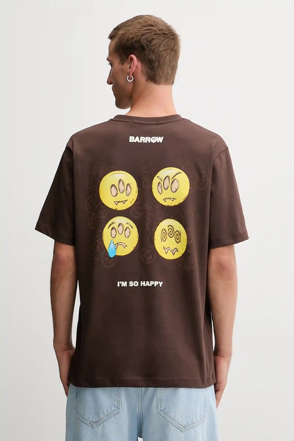 Βαμβακερό μπλουζάκι Barrow F5BWUATH085