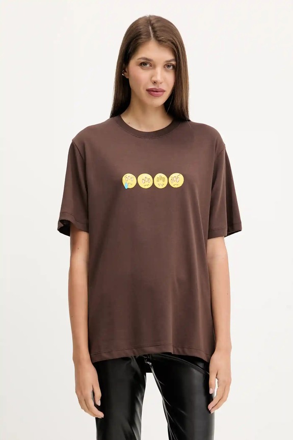 Βαμβακερό μπλουζάκι Barrow F5BWUATH085