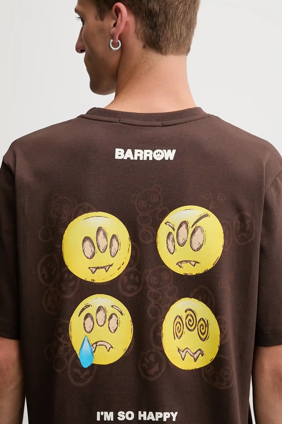 Βαμβακερό μπλουζάκι Barrow F5BWUATH085