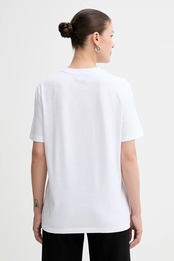 A.P.C. pamut póló t-shirt jean portrait - gots COGYK.M26549 fehér