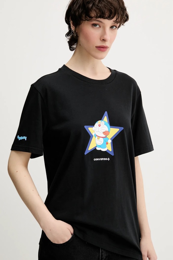 Converse t-shirt bawełniany X DORAEMON GRAPHIC 10028894.A01