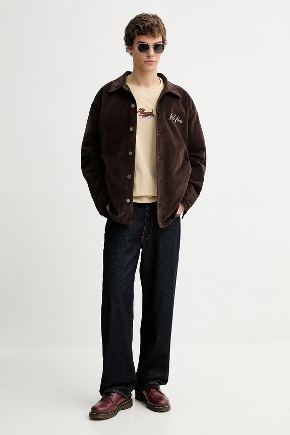 Pamučna majica Kaotiko AR052.01S.G002 bež AW25