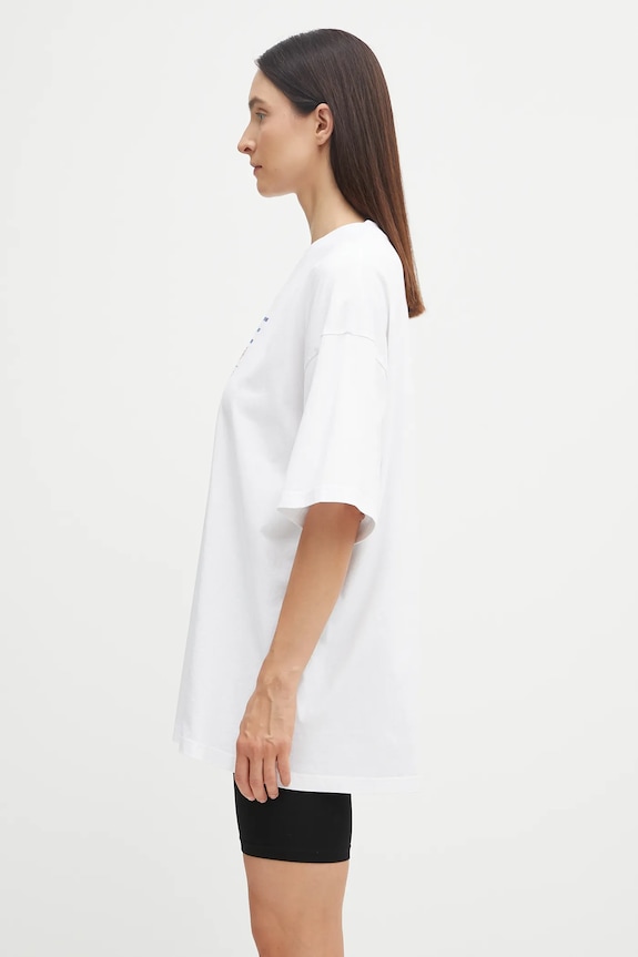 Martine Rose t-shirt bawełniany Oversized S/S biały 621JE06000F