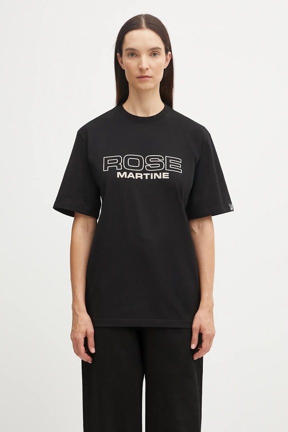 Martine Rose t-shirt in cotone Classic 603JE01001CW nero AW25