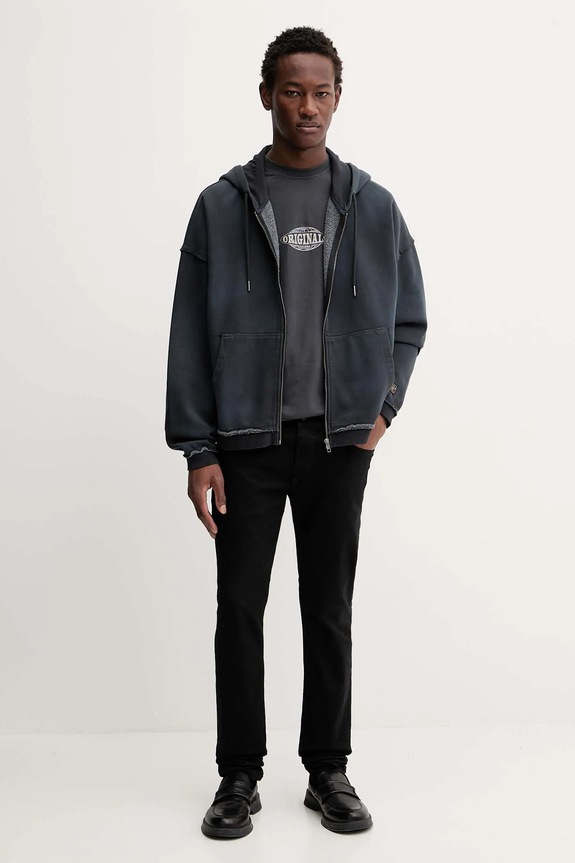 Хлопковая футболка Guess Originals M5BI46.K8FQ4 серый AW25