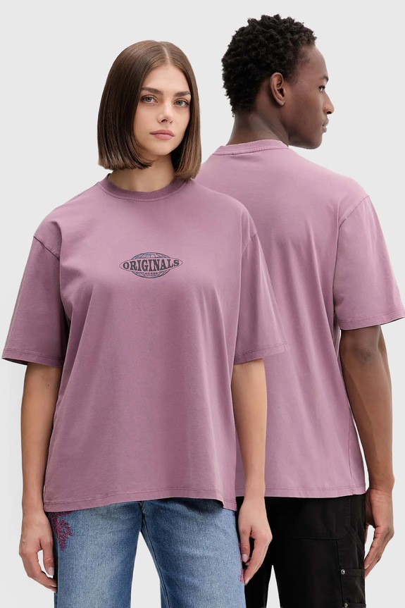 Хлопковая футболка Guess Originals хлопок бордо M5BI46.K8FQ4
