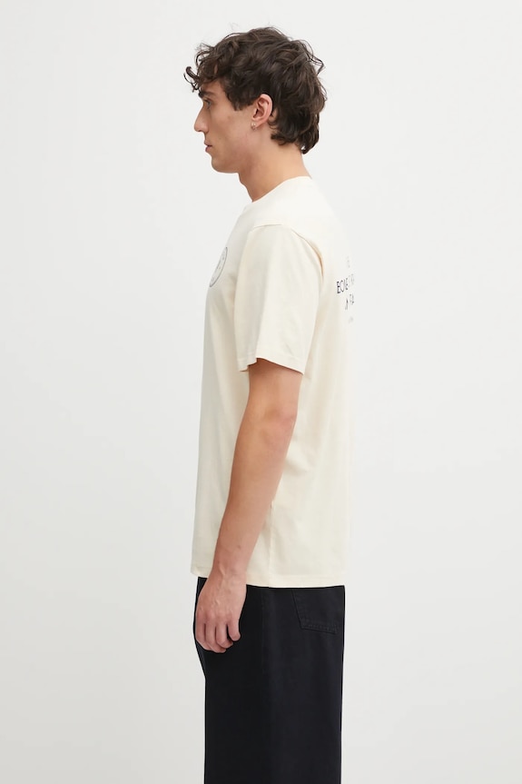 Abbigliamento Sporty & Rich t-shirt in cotone Kennedy Crest TO04360666CR01 beige