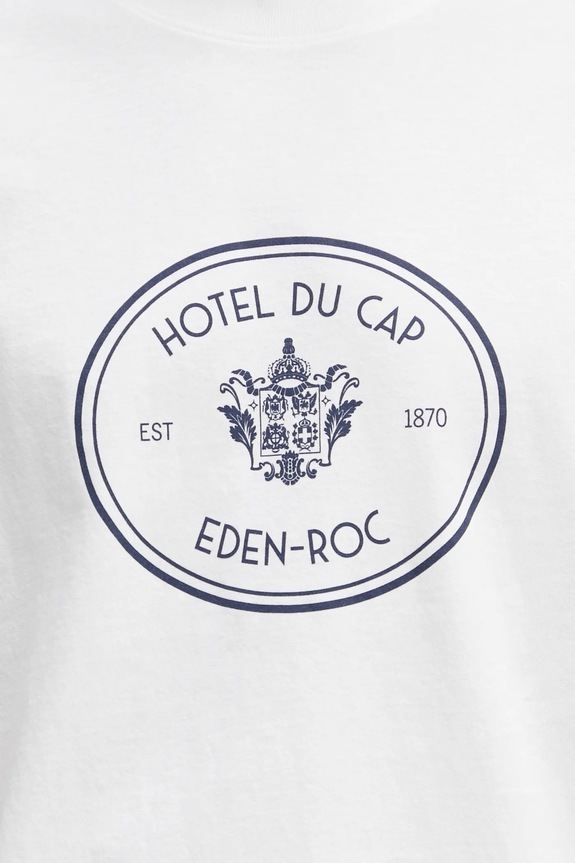 Bavlněné tričko Sporty & Rich Eden Crest TO04360666WH01
